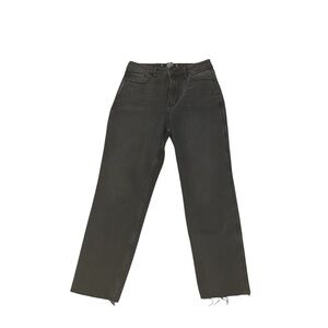 Hollister Women's High Rise Mom Jeans Straight Leg‎ Jeans Vintage Black